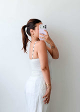 Size XS-S White Polka Dot Cami Top