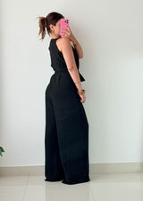 Size S Black Wide Leg Jumpsuit