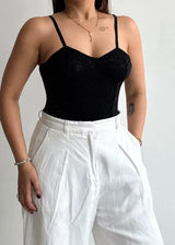 SIZE XS-S, Solid Mesh with Lining BodySuit - Closet by Payal