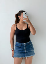 Size S-M Black Cami Bodysuit