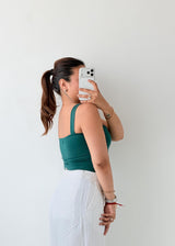 Size XS-S Emerald V-Notch Bodysuit