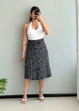 Waist : 36-38, Printed Flared Skirt, Fully Stretchable - Closet by Payal