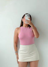 Size S-M Baby Pink Sleeveless Bodysuit