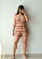 SIZE M-L, Cotton Printed Jumpsuit - Closet by Payal