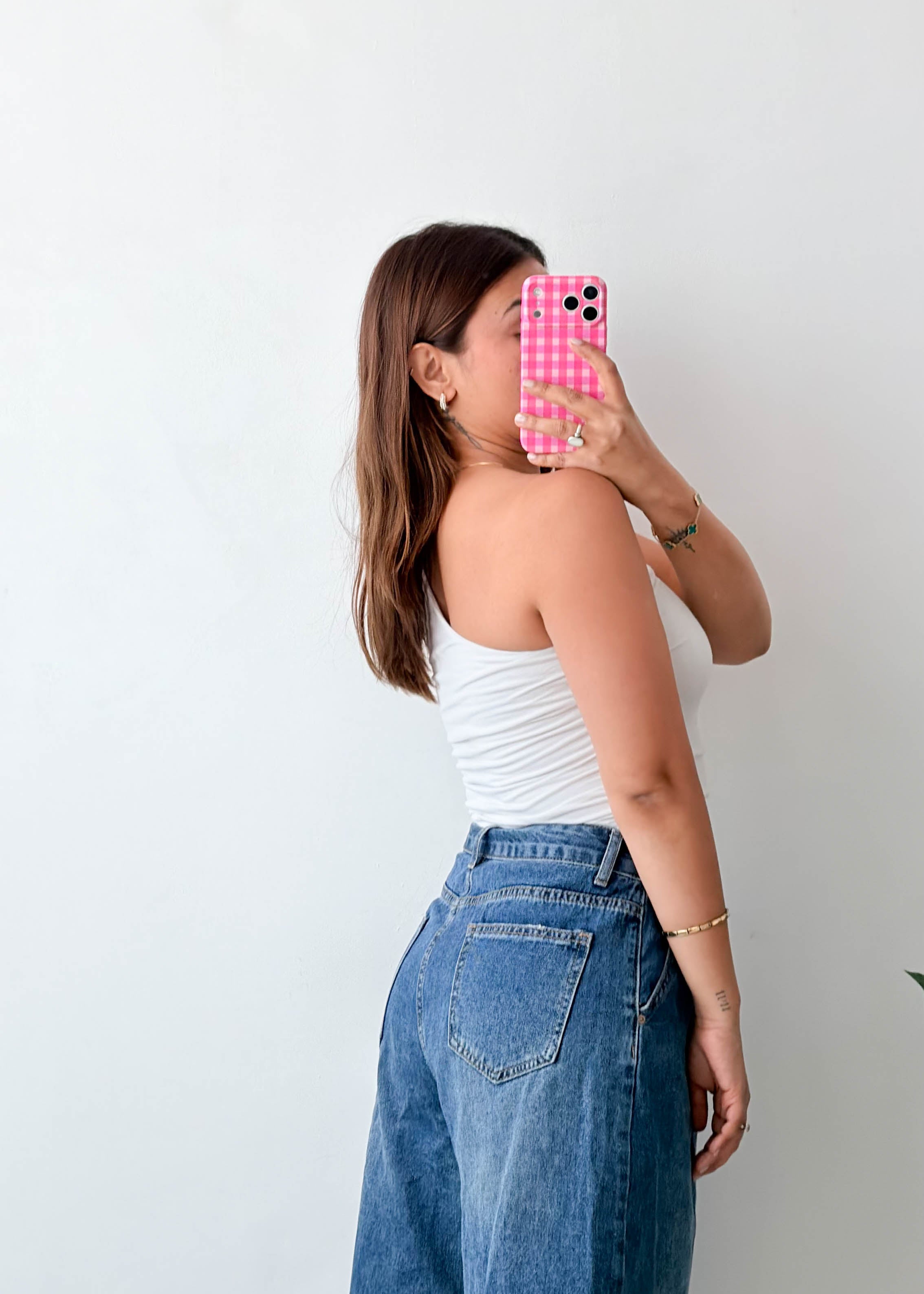 Size XS-S White One-Shoulder Bodysuit