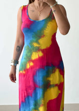SIZE L-XL, Cotton Printed Midi Dress - Closet by Payal