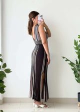 Size XS-M, Multicolor Flare Maxi Dress - Closet by Payal
