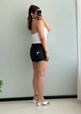 Waist : 30-31, Low waisted Denim Shorts - Closet by Payal