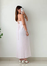Size XS-S White Cotton Maxi Dress
