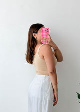 Size XS Nude Square Neck Bodysuit