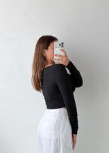 Size XS-S Black Sweetheart Corset Crop Top