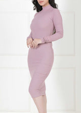 MAUVE PINK BODYCON - Closet by Payal