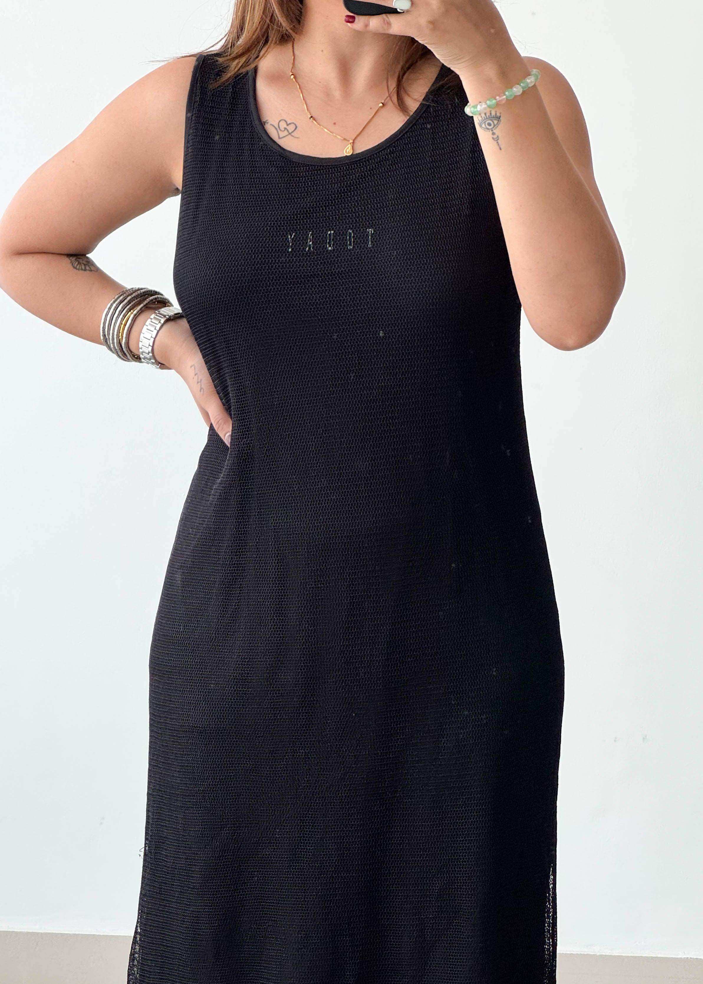 SIZE M-L, Net with lining Midi Dress - Closet by Payal