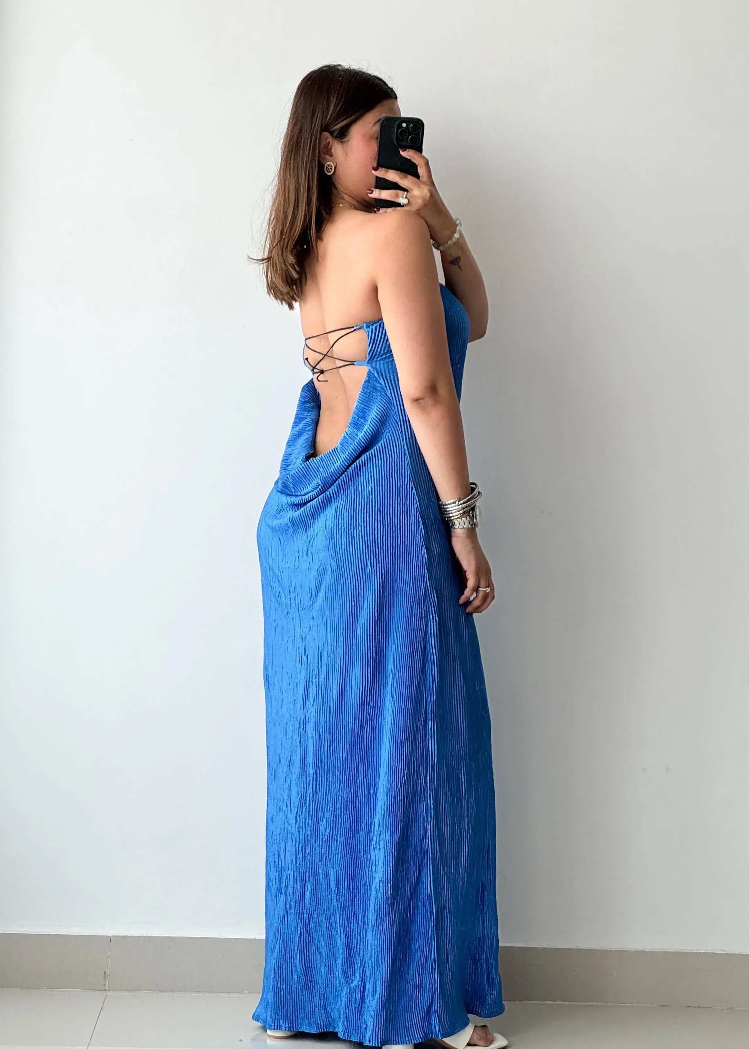 SIZE XS-S, Solid Summer Maxi Dress - Closet by Payal