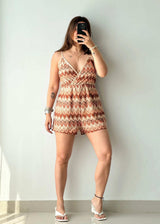 SIZE M-L, Cotton Printed Jumpsuit - Closet by Payal