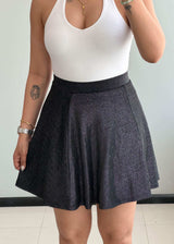 Waist : 28-30, Glittered Flared Skirt - Closet by Payal