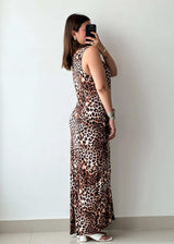 SIZE M-L, Cotton Ribbon Bodycon Dress - Closet by Payal