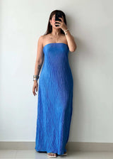 SIZE XS-S, Solid Summer Maxi Dress - Closet by Payal