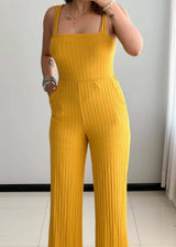 SIZE XS-S, Cotton Ribbed Jumpsuit - Closet by Payal