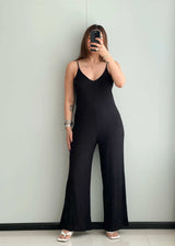 SIZE S-M, Black Jumpsuit - Closet by Payal
