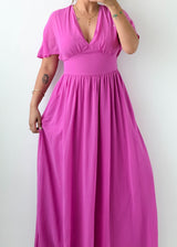 Size S-M Fuchsia Pink Maxi Dress