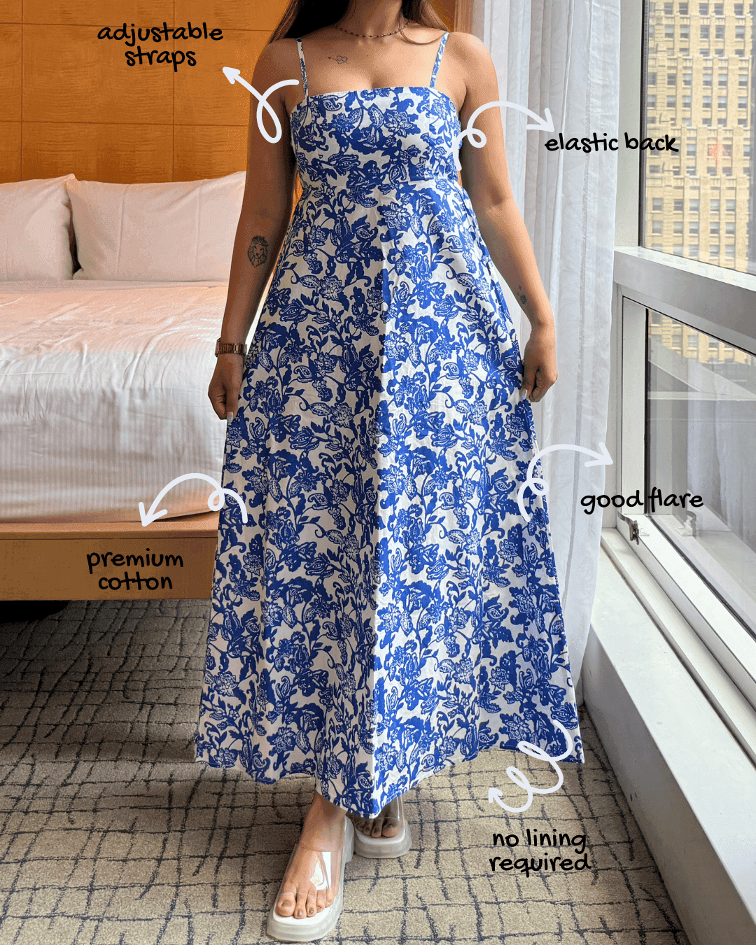 THE INDIGO DRESS - Closet by Payal