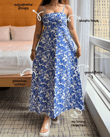 THE INDIGO DRESS - Closet by Payal