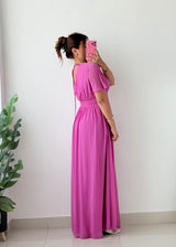 Size S-M Fuchsia Pink Maxi Dress