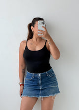 Size S-M Black Cami Bodysuit