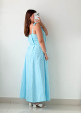 Size M-L Powder Blue Maxi Dress