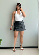 Waist : 32-33, Premium Soft Leather Skirt. - Closet by Payal