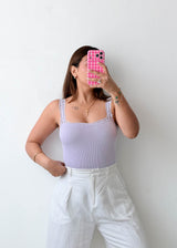 Size XS-S Lilac Lace Trim Bodysuit