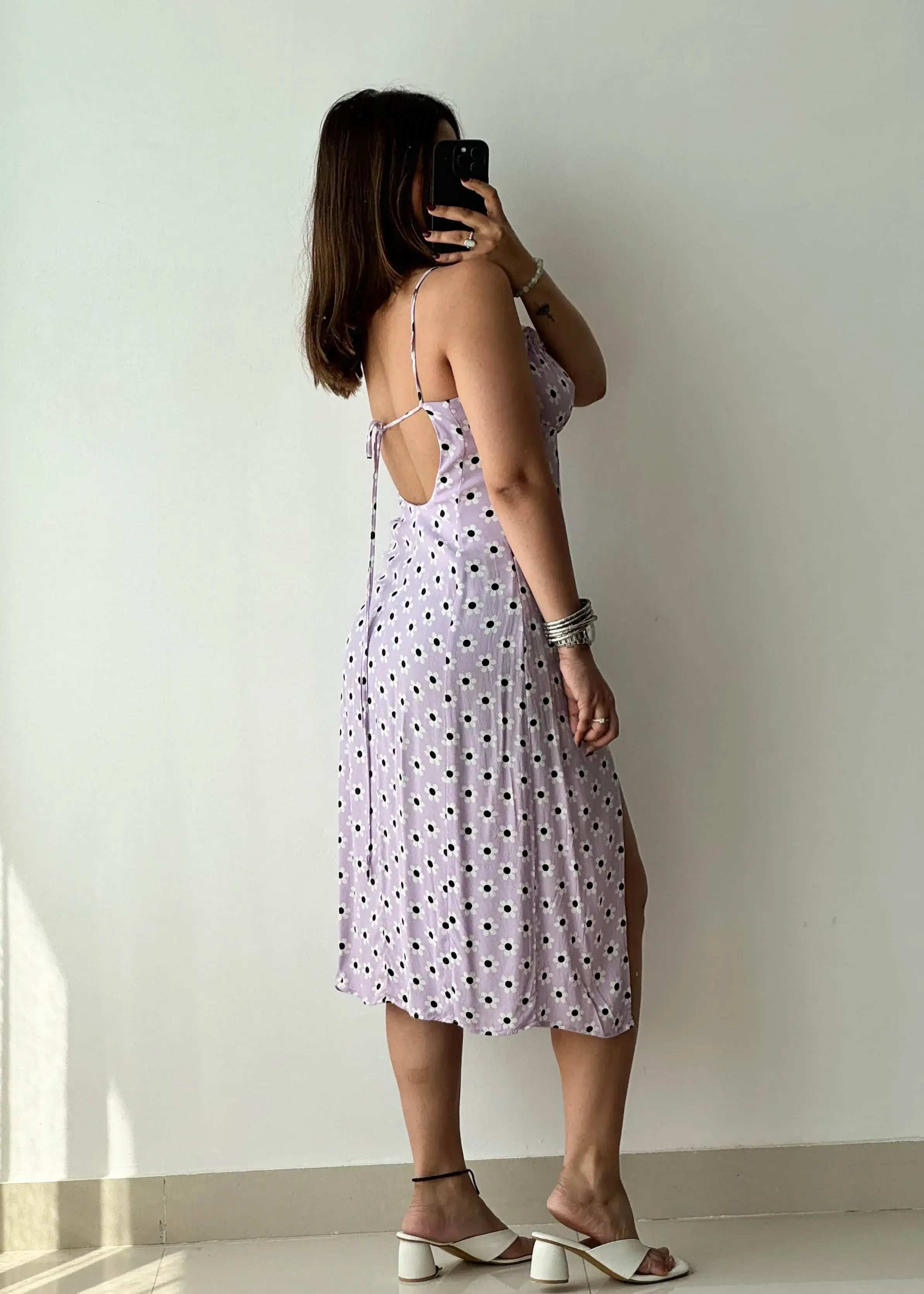 SIZE XS-S, Cotton Printed Midi Dress - Closet by Payal