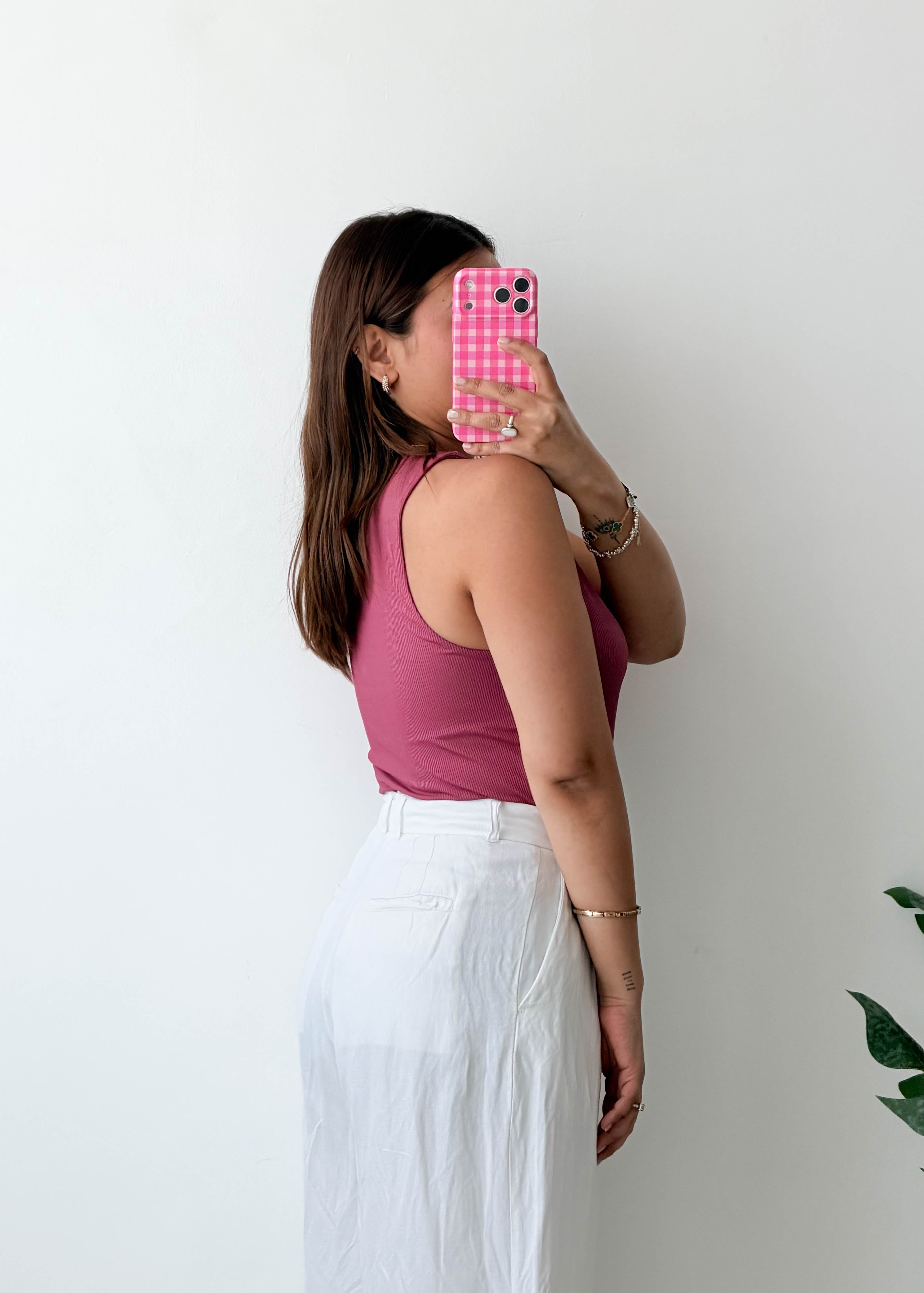 Size M Berry High Neck Bodysuit