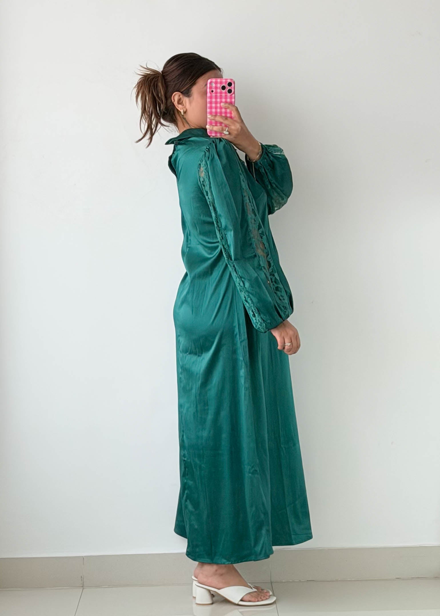 Size M-L Emerald Green Maxi Dress