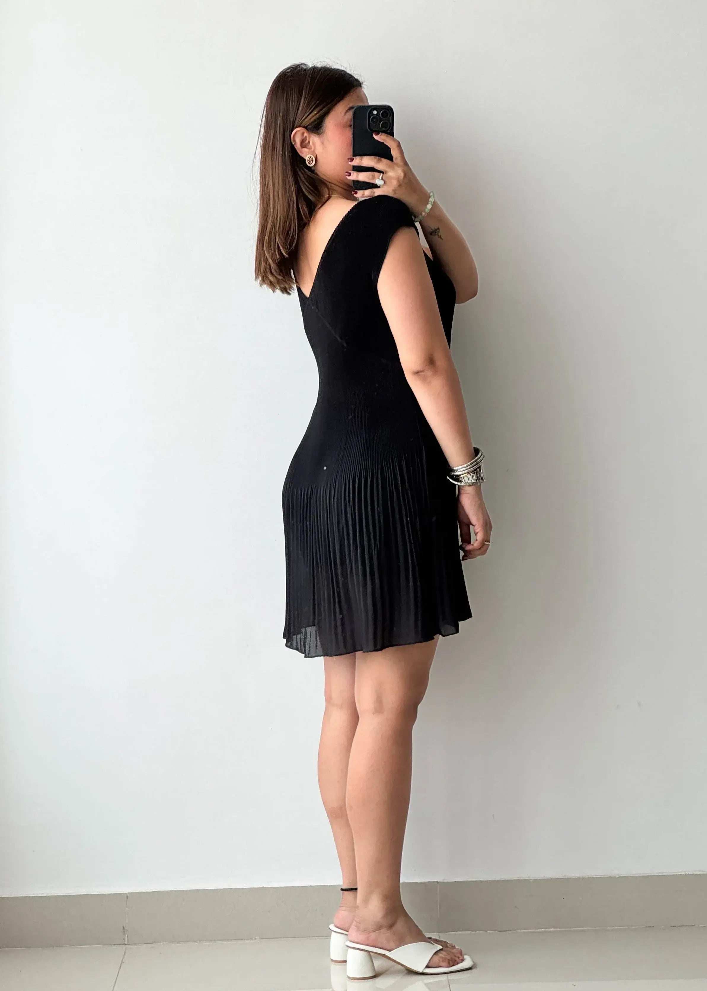 SIZE XS-S, Georgette mini Dress - Closet by Payal