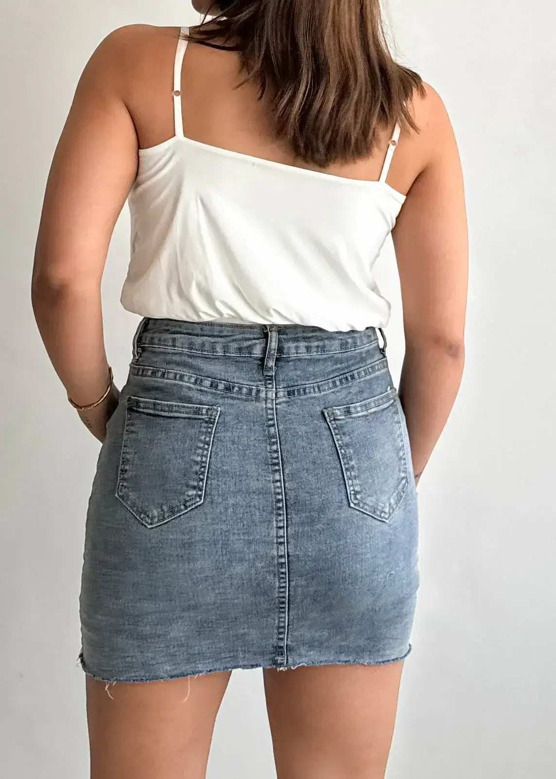 SIZE XS-S,Solid Cotton Ribbed BodySuit - Closet by Payal