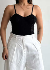 SIZE XS-S, Solid Mesh with Lining BodySuit - Closet by Payal