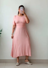 Size XS-S Blush Pink Midi Dress