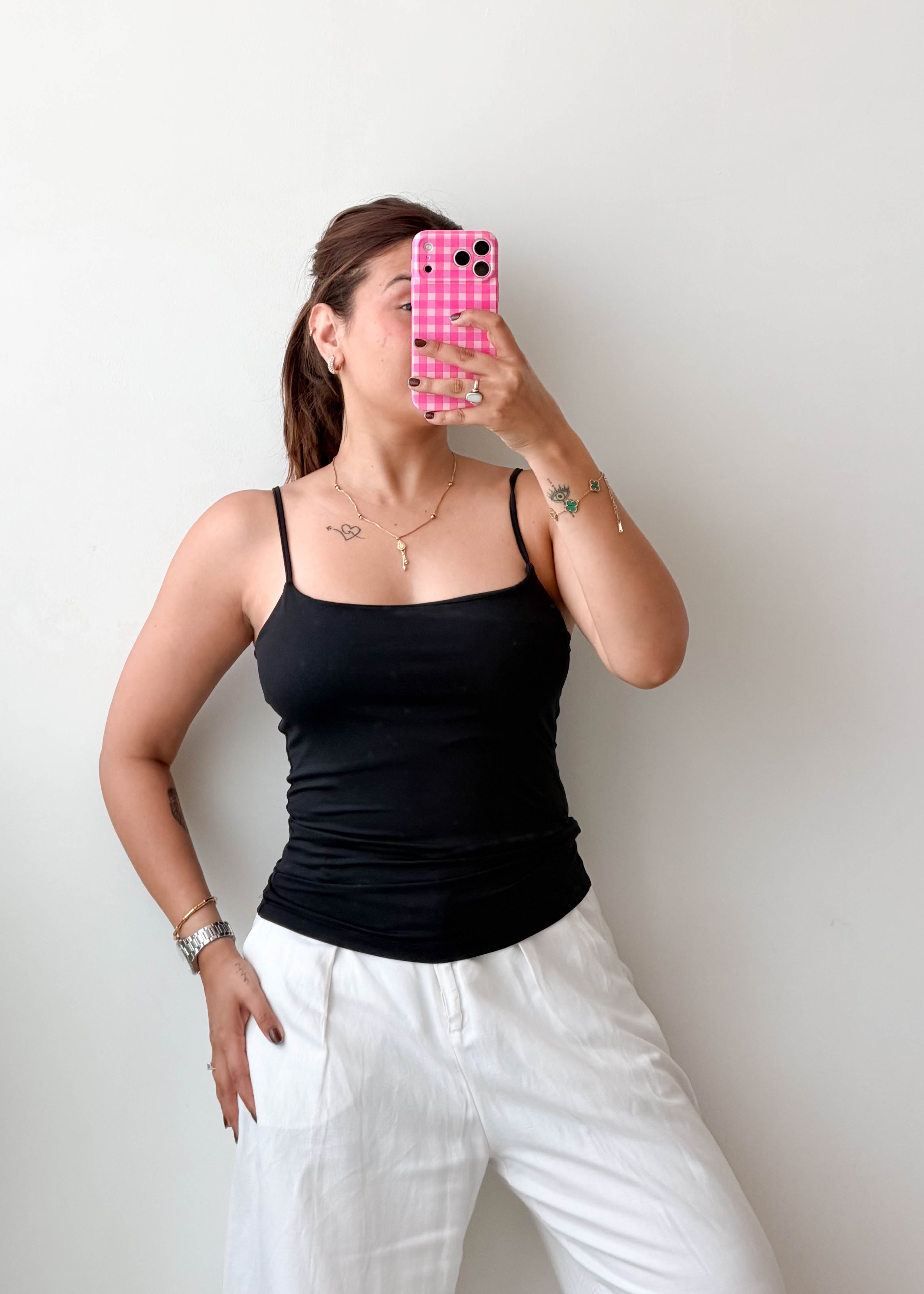 Size S-M Black Cami Top