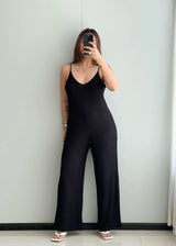 SIZE S-M, Black Jumpsuit - Closet by Payal