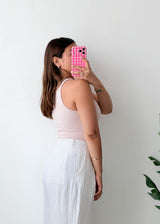Size S Blush Racerback Bodysuit