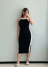 SIZE XS-S, Cotton Ribbed Bodycon Dress - Closet by Payal