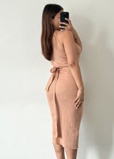 BEIGE BODYCON, L-XL