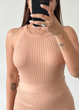 BEIGE BODYCON, L-XL